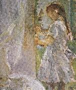 Berthe Morisot Detail of At the little cottage Spain oil painting artist